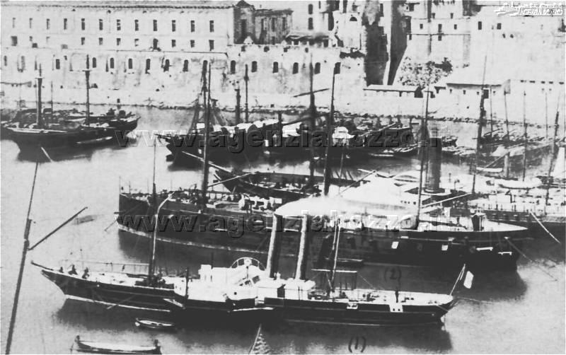 Navi Da Guerra RN Sirena 1859 Avviso A Ruote Marina Borbonica navi-da-guerra-rn-sirena-1859-avviso-a-ruote-marina-borbonica